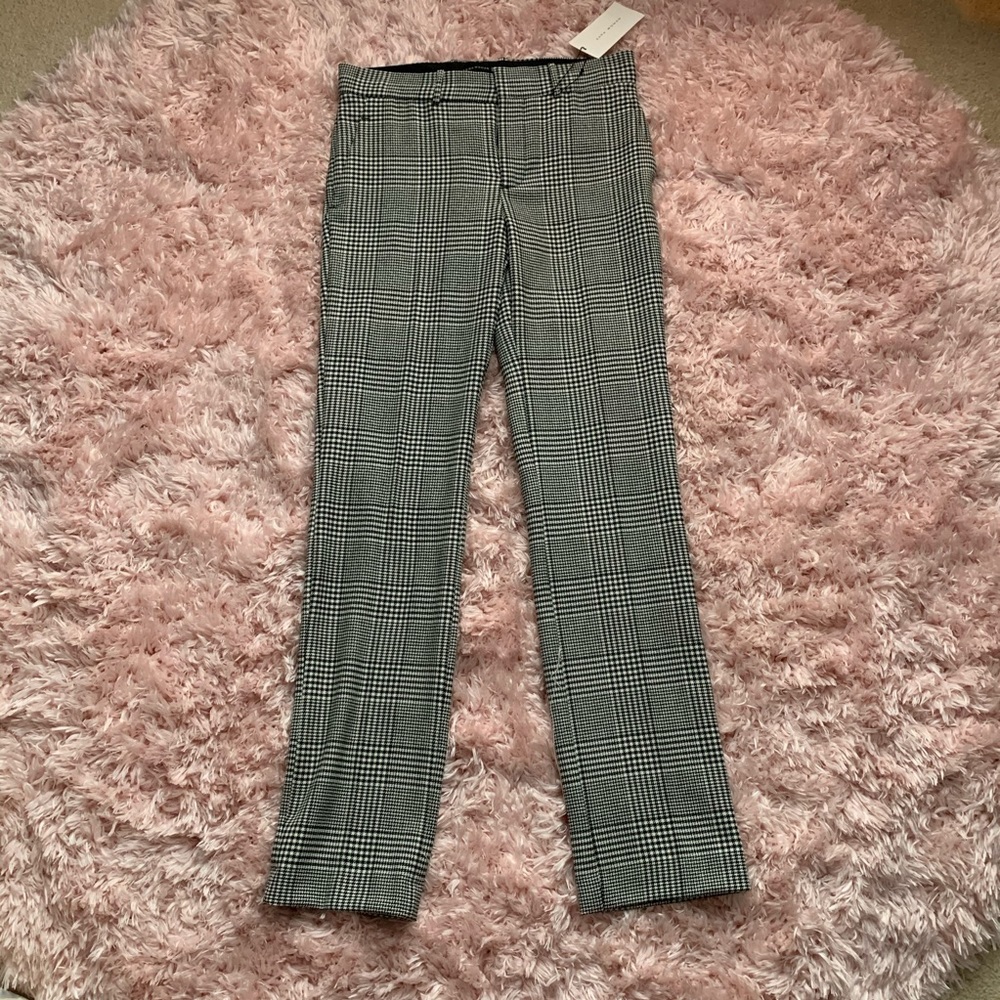 Zara Houndstooth Dress Pants